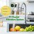 Efficiency Water Filter System, Durable kitchen faucet filter, Silver.