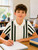 Yoimira Boys Button Down Knit Shirt Short Sleeve