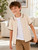 Short Sleeve, Vintage Casual Summer Shirt for Kids 5-14 Years