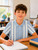 Yoimira Boys Button Down Knit Shirt Short Sleeve, Vintage