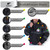 Jackets Waterproof with Pockets and Zipper, Black Bottom, Class 3