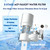 Water Filtration System for Tap Water, Reduces Chlorine & Bad Taste with 1 Replacement