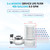 Water Filtration System for Tap Water, Reduces Chlorine & Bad Taste with 1 Replacement