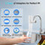 Water Filtration System for Tap Water, Reduces Chlorine & Bad Taste with 1 Replacement