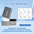 99% Chlorine & Odor Removal, Modern Simple Silver with 3 Water Filter（T1-Silver）