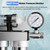 Real-time Pressure Gauge, 0.01μm Under-Sink & Countertop Filtration, U1(5 Filters)