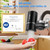 Chlorine, Odor Removal with 1 Water Filter, Black