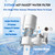 400 Gallon Capacity, Reduces 99% Chlorine & Odors, With 6 Replacement Cartridges.