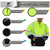 Vis Safety Hoodie Pullover Sweatshirt
