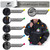 Jackets Waterproof with Pockets and Zipper, Black Bottom, Class 3
