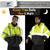 Jackets for Men Waterproof, 3 In 1 Hi-Vis Reflective Winter Bomber