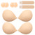 Covers for Women's Exotic Bustiers & Corsets (B Cup, Beige, 2PCS)