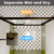 Handle,Tempered Glass,Easy to Clean,Matte Black (Matte Black, 60"