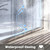 Shower Doors Glass Sliding,Semi-Frameless,1/4" Inch Sgcc Tempered