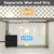 Clean,Matte Black (Brushed Nickel, 60" W x 60" H)