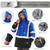 sesafety Hi Vis Rain Jacket, Rain Suits for Men Waterproof