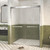 Handle,Tempered Glass,Easy to Clean,Matte Black (Brushed Nickel