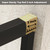 Glass,Easy to Clean,Matte Black (Matte Black, 54" W x 72" H)