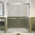Glass,Stainless Steel Pull Handle,Tempered Glass