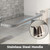 Glass,Stainless Steel Pull Handle,Tempered Glass