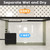 Glass,Easy to Clean,Matte Black (Matte Black, 60