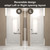 Silver,Barrier-Free Design for Glass Shower Doors in Walk-in Showers