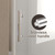 Silver,Barrier-Free Design for Glass Shower Doors in Walk-in Showers