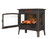 duraflame Freestanding Electric Fireplace Stove Heater with 3D Flame Effect for 1,000 Sq. Ft, Bronze
