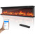 72-inch 3-Sided Wall Mount Electric Fireplace
