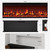 72-inch 3-Sided Wall Mount Electric Fireplace