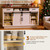 Jocoevol 58" Farmhouse Electric Fireplace TV Stand for TVs up to 65"