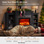 Naice 80" Electric Fireplace with Mantel Fireplace TV Stand for Living Room