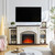 72" Electric Fireplace with Mantel