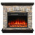 36 inch Electric Fireplace with Mantel