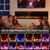 72 Inch Wall Mounted Electric Fireplace with Remote Control & Touch Screen