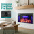 SereneLife Electric Fireplace Insert with Heater | Smart Wi-Fi App Control & Remote