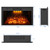 36 inch Wide 21 inch High Electric Fireplace, Wall Fireplace Electric with Remote Control