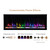 Highmark 72 Inch Smart Linear Electric Fireplace - Premium Flame with 10 Colors