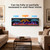 R.W.FLAME 60" Recessed and Wall Mounted Smart Electric Fireplace