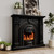 BLANKSPACE 48" Birdcage Electric Fireplace TV Stand with Mantel