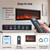 Smart Electric Fireplace Alexa/WiFi Enabled-The Inserts 50“ Wide-in Wall Recessed