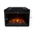 Real Flame Eliot 81" Grand Electric Fireplace TV Stand in White for TVs up to 80 inches