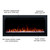 Real Flame Alcott 75” Smart Electric Fireplace with Mantel, App & Remote Control