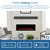 Touchstone Sideline Elite Pro 60" Smart Alexa/WiFi Enabled Electric Fireplace with Surround Mantel - 1,500W Heater