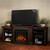 Real Flame Valmont 74" Electric Fireplace TV Stand for TVs up to 70 inches for Living Room and Bedroom, Remote Control