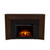 Real Flame Brooks 64” Grand Electric Fireplace with Mantel for Living Room or Bedroom