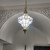 Moroccan Lighting Style Elegance Filigrain Suspension Light, White Glass Ceiling Chandelier