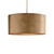 Gold Drum Pendant Lamp, 50 cm, Handcrafted Solid Brass Chandelier