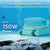 Hydro 4SE Robotic Pool Cleaner, Wired Automatic Pool Vacuum with Wall & Waterline Cleaning, Oversized Top-Loading Filter