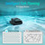 Pool Robot Vacuum, Cordless Robotic Pool Cleaner | 5000GPH, 120min run, Cleans floor/walls/waterline